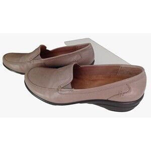 Trotters Envy Womens Sz 7.5 Comfortable Slip-on Taupe